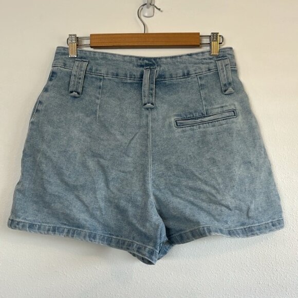 Sézane Rome Shorts Jeans Womens Size 6 Blue - Picture 6 of 7